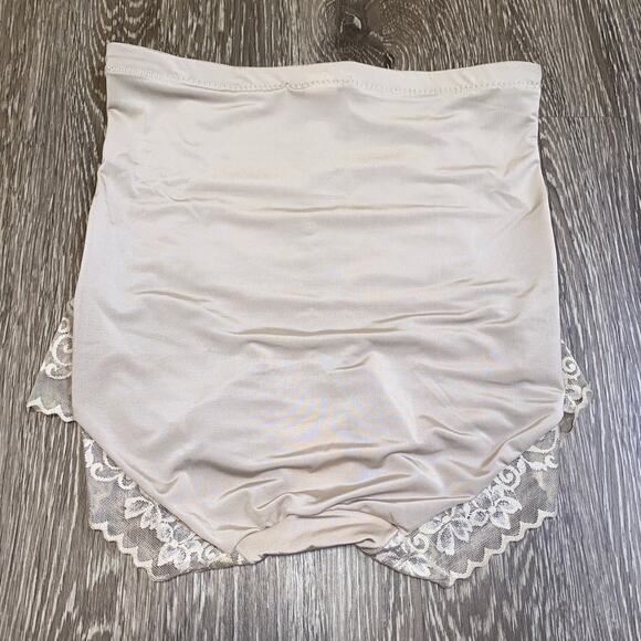 New Small‎ High Rise Tummy Control Shapewear Lace Cinching Girdle Panty - Picture 2 of 2